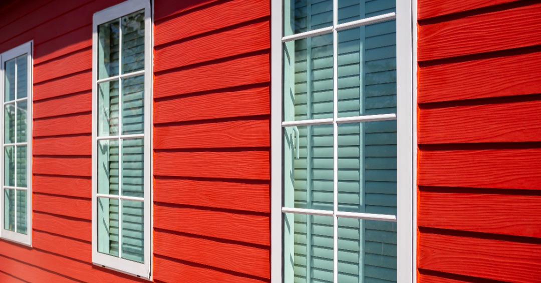 picture window with grids