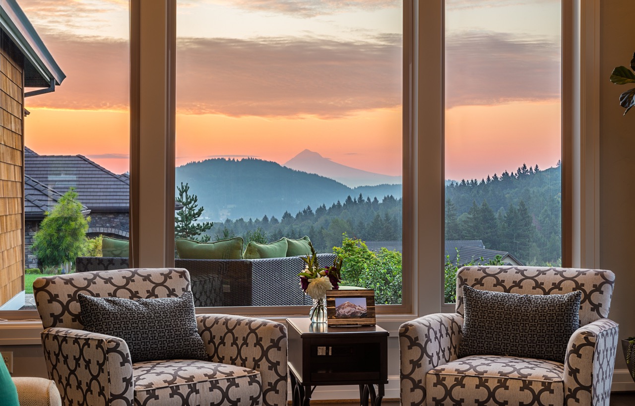 picture window view