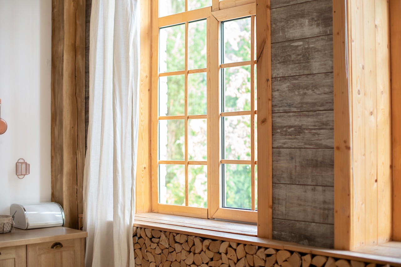 interior wood window