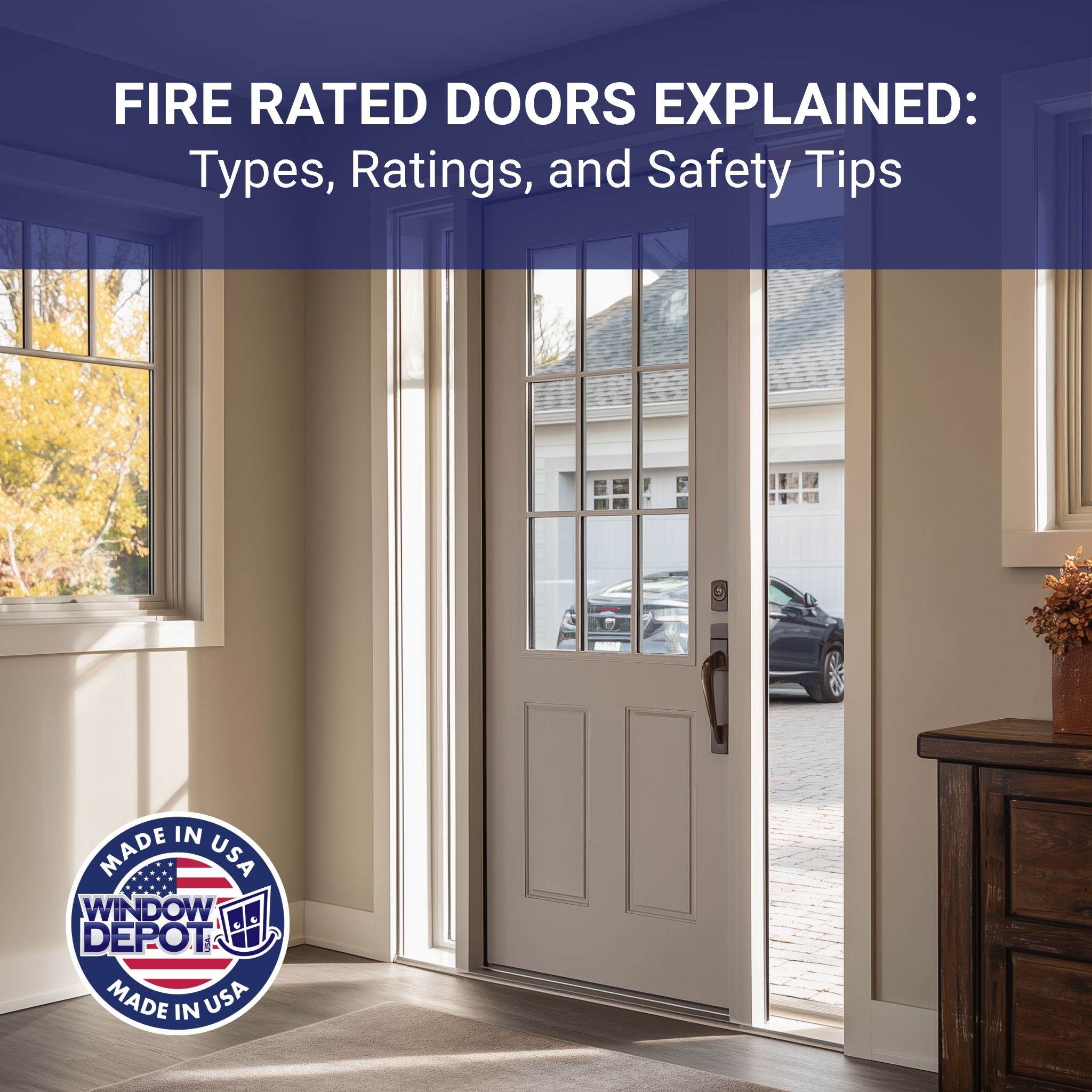 Fire Rated Doors: Ratings, and Safety Tips for Tyler Texas Homes